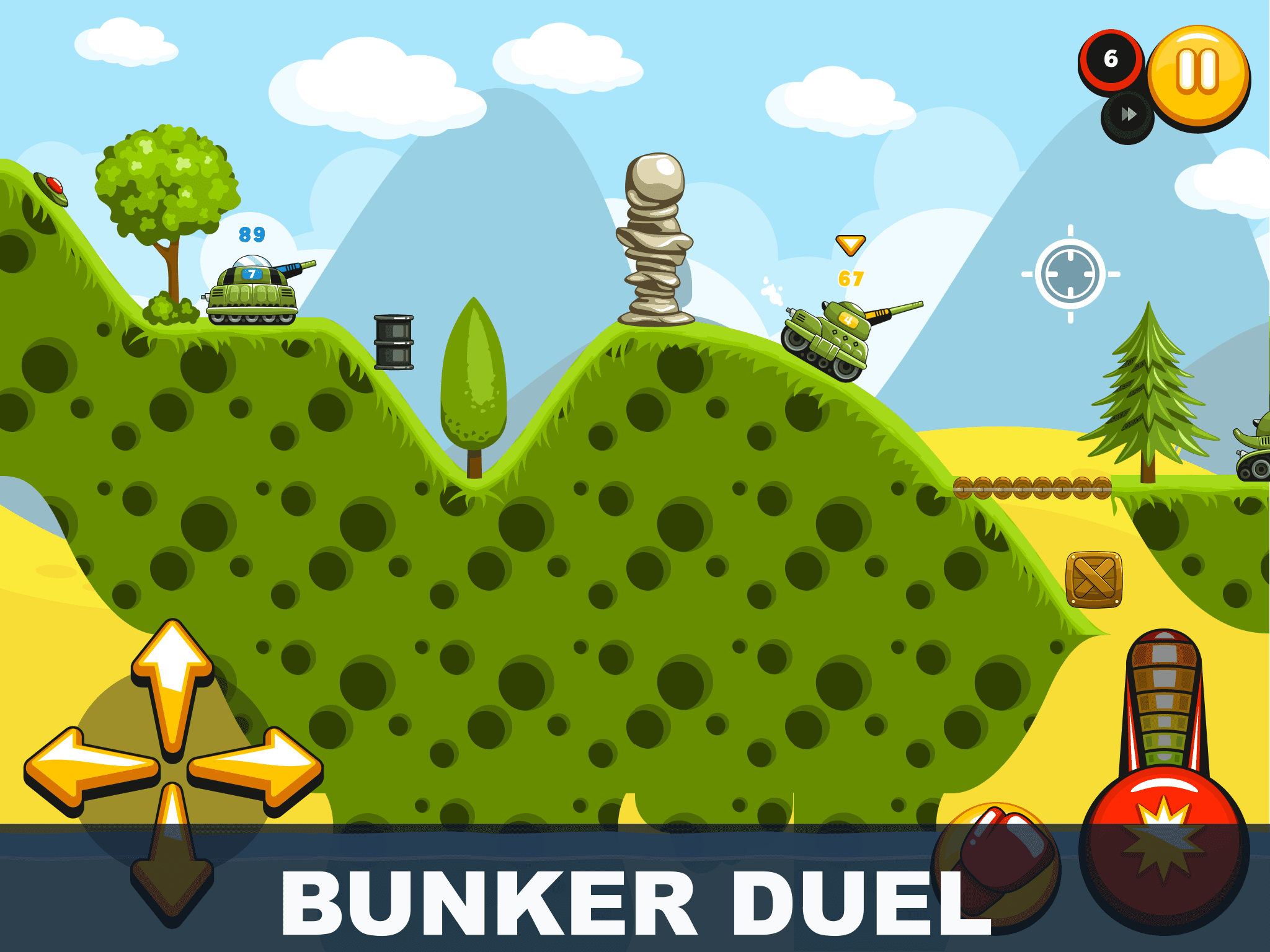 Bunker Duel Bunker Duel - free online HTML5 game